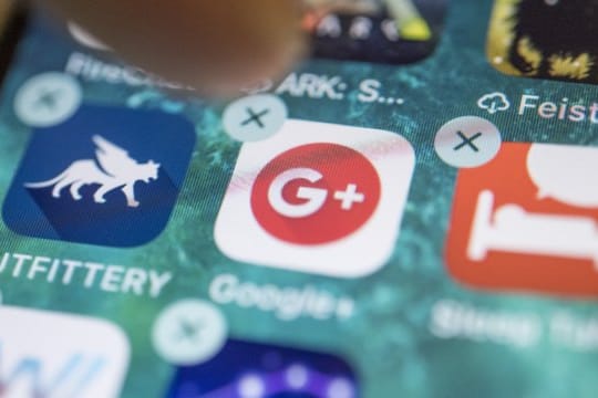 Langsamer Abschied: Die Google-Plus-App wird bis Sommer nächsten Jahres von Smartphones und Tablets verschwinden.