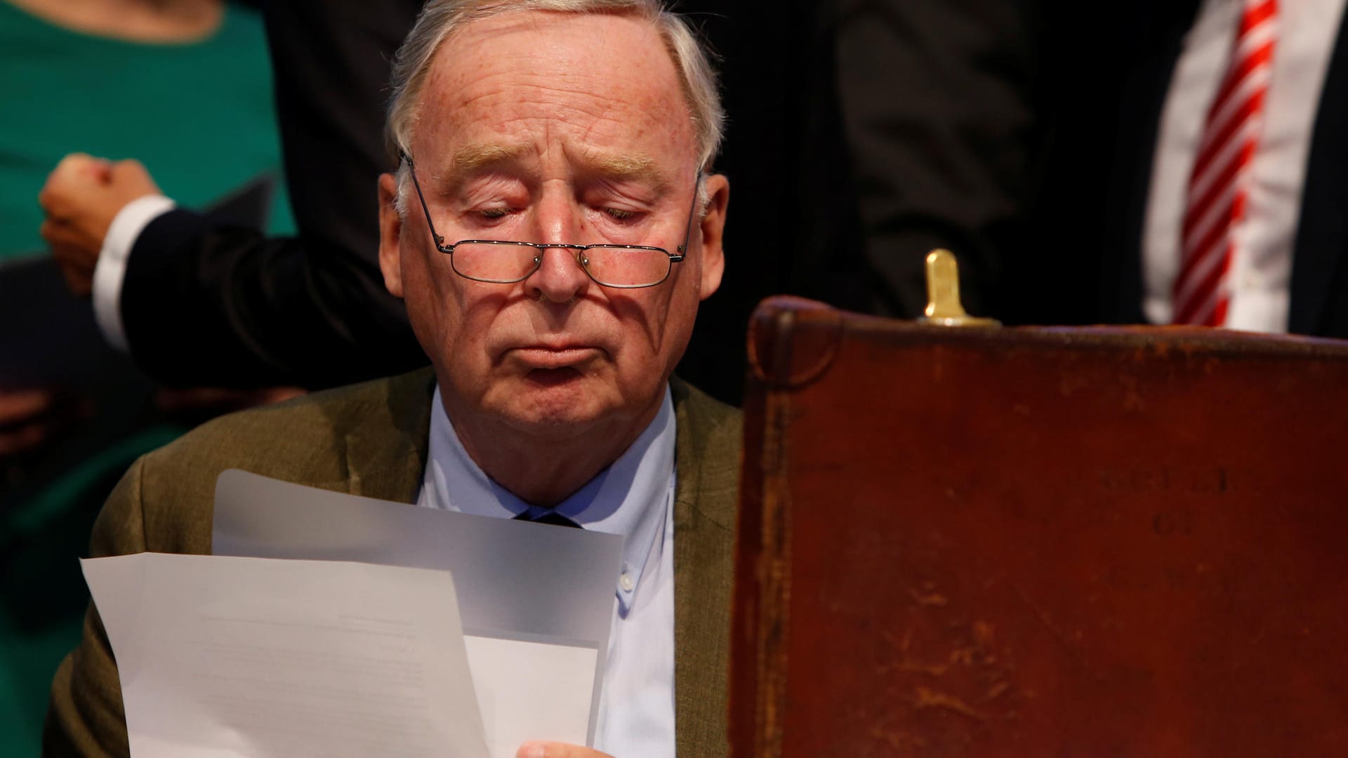 AfD-Vorsitzender Alexander Gauland: Schrieb er bei Hitler ab? Historiker sind davon überzeugt – er selbst streitet ab.