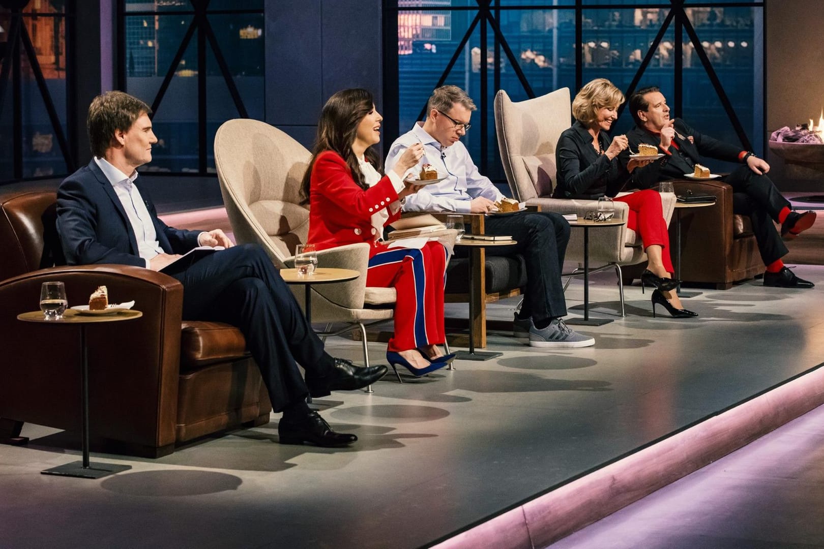 "Die Höhle der Löwen": Carsten Maschmeyer, Judith Williams, Frank Thelen, Dagmar Wöhrl und Ralf Dümmel.