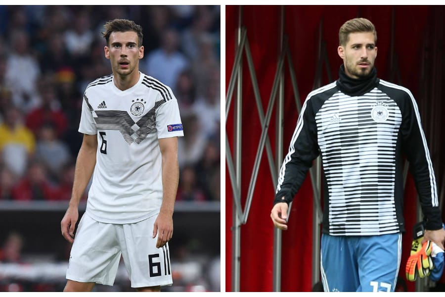 Bei den Länderspielen gegen Holland und Frankreich nicht mit dabei: Leon Goretzka (l.) und Kevin Trapp.