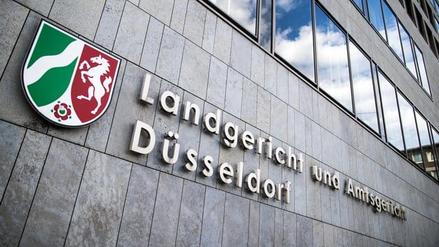 Landgericht und Amtsgericht in Düsseldorf.