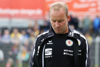 Henrik Pedersen: Der Eintracht-Trainer konnte nur eines von elf Drittliga-Spielen gewinnen.