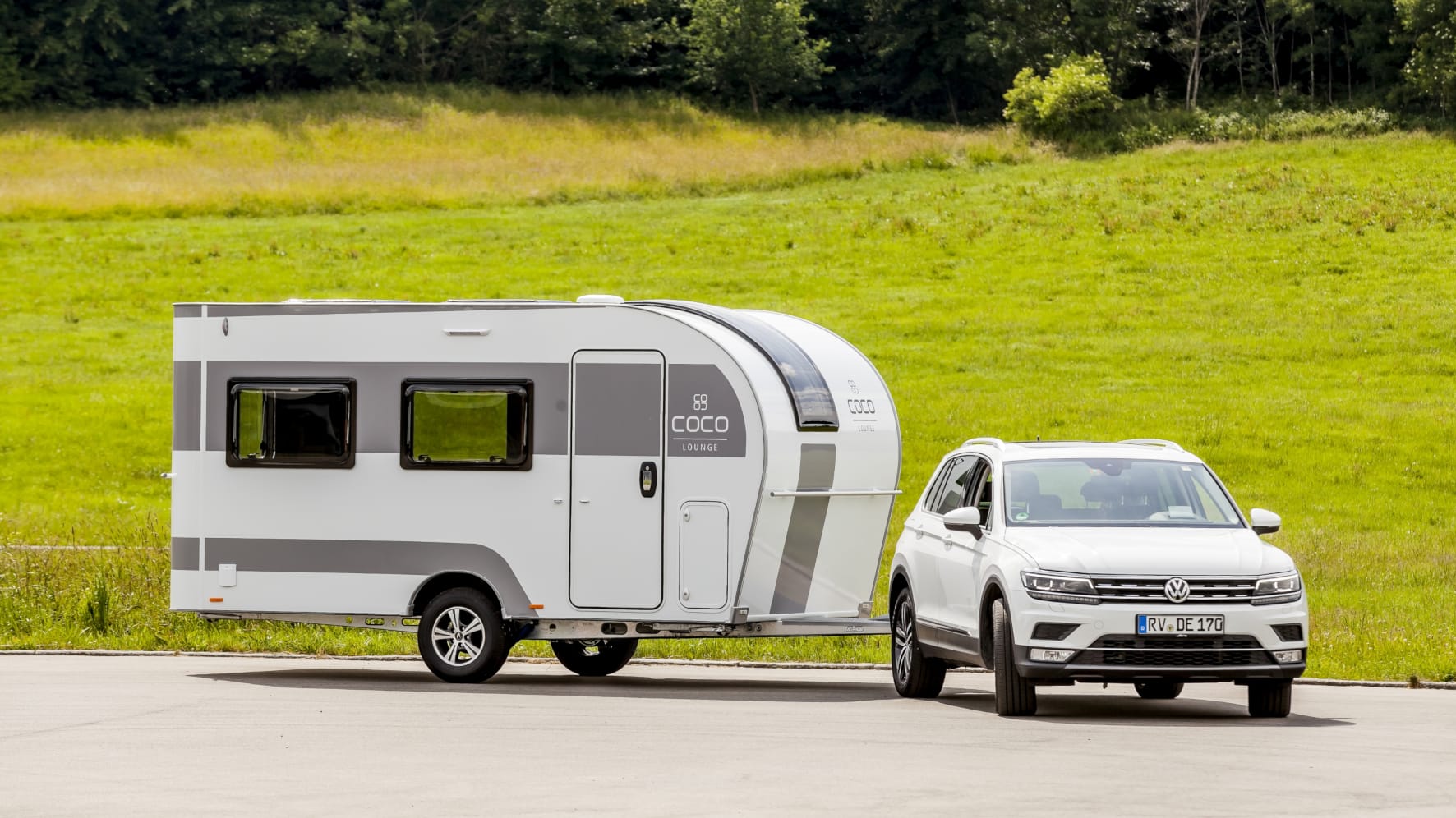 Einfache Handhabung: Das Gespannfahren mit dem Coco ist auch für Caravan-Neulinge kein Problem.