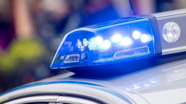 Blaulicht eines Polizeiautos