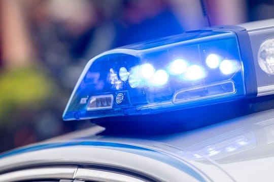 Blaulicht eines Polizeiautos