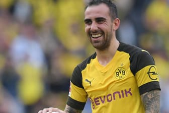 Blick nach vorn: Paco Alcacer im Trikot von Borussia Dortmund.