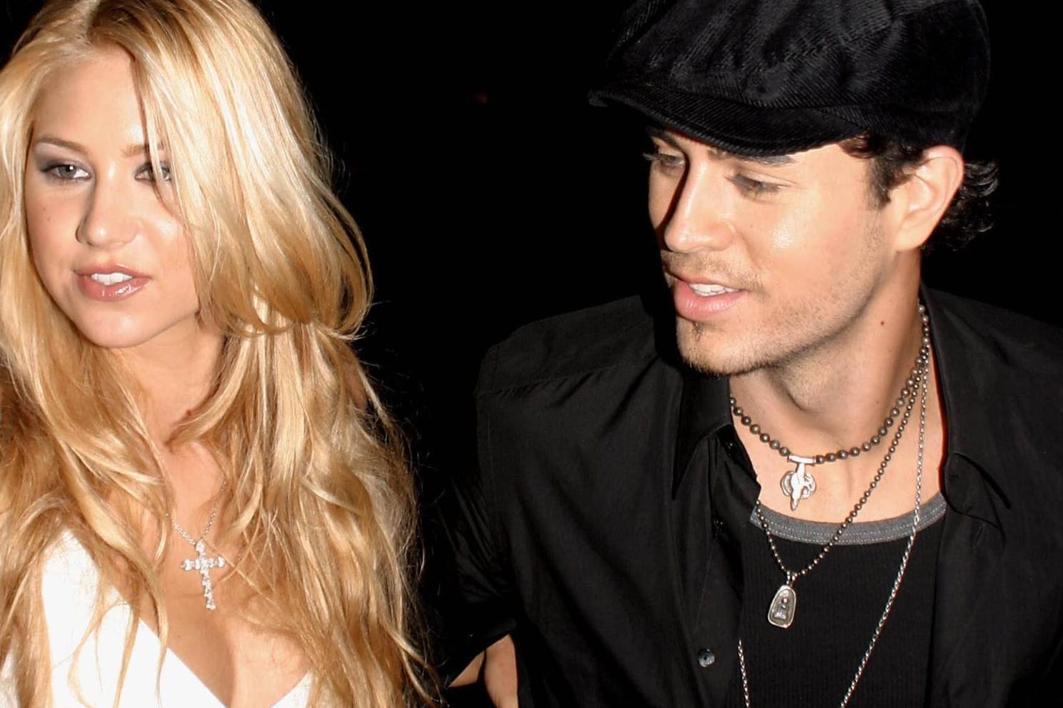 Anna Kurnikowa und Enrique Iglesias 2003: Ihre Beziehung ist so privat, dass es selten Bilder von beiden gibt.