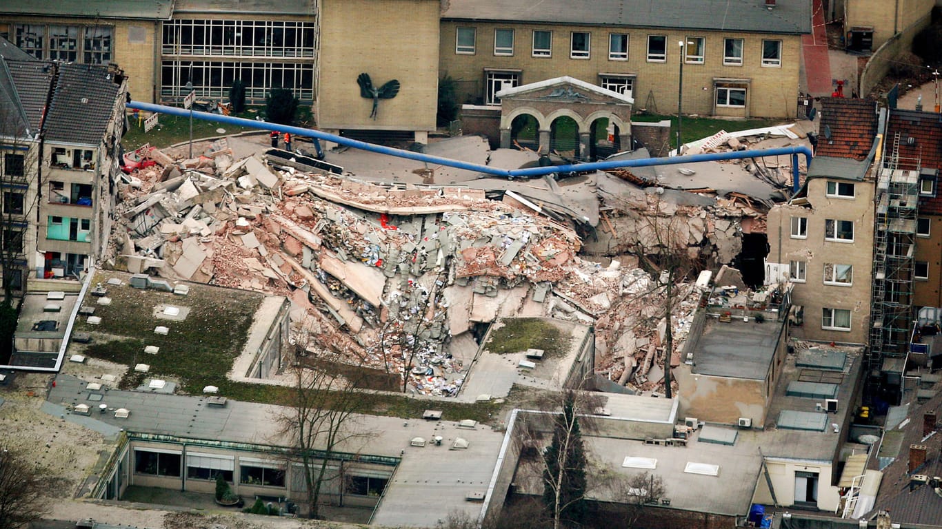 Die Trümmer des Stadtarchives in Köln: Das Gebäude war 2009 eingestürzt.