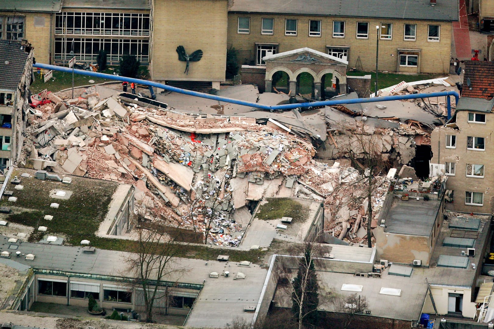 Die Trümmer des Stadtarchives in Köln: Das Gebäude war 2009 eingestürzt.