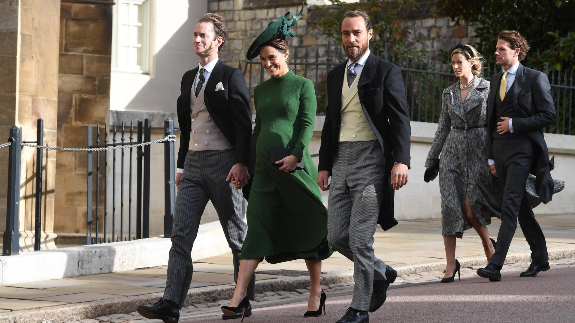 James Matthews, Pippa Middleton und ihr Bruder James.