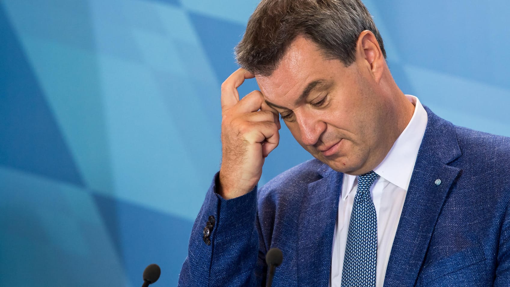 Ministerpräsident Markus Söder: Wie geht es weiter nach der Wahl? Das hängt vermutlich von einigen Prozentpunkten ab.