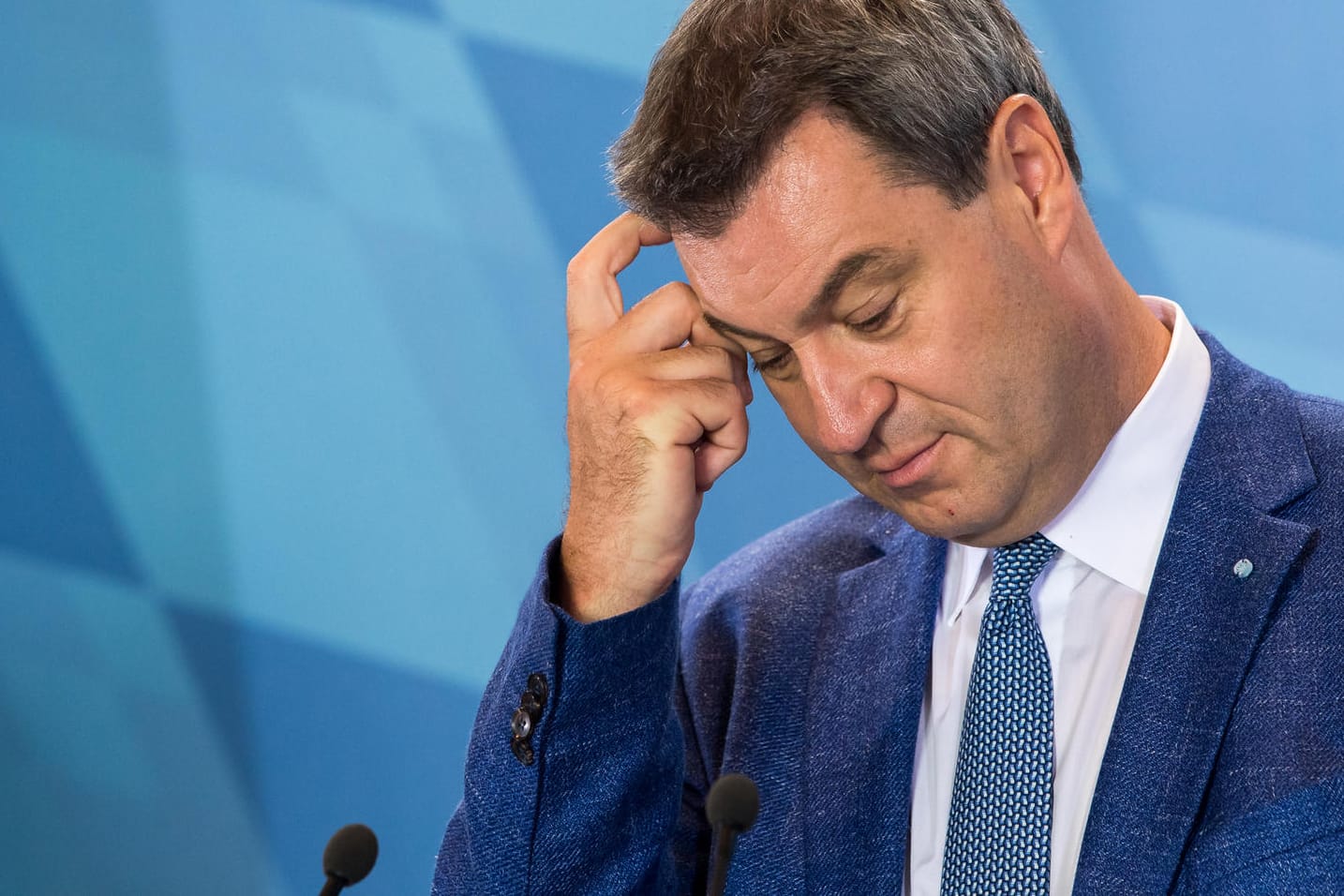 Ministerpräsident Markus Söder: Wie geht es weiter nach der Wahl? Das hängt vermutlich von einigen Prozentpunkten ab.