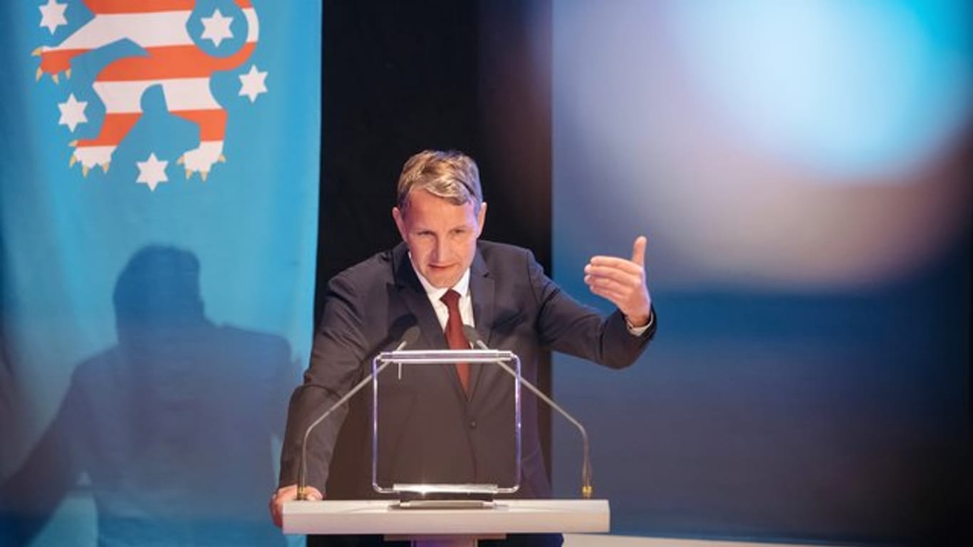 AfD-Landeschef Björn Höcke: Die Thüringer Delegierten wählten ihn mit 84,4 Prozent zum Spitzenkandidaten für die Landtagswahl im Oktober 2019.