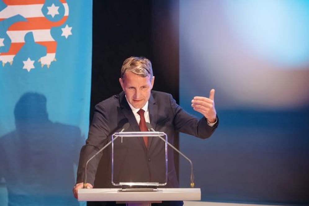AfD-Landeschef Björn Höcke: Die Thüringer Delegierten wählten ihn mit 84,4 Prozent zum Spitzenkandidaten für die Landtagswahl im Oktober 2019.