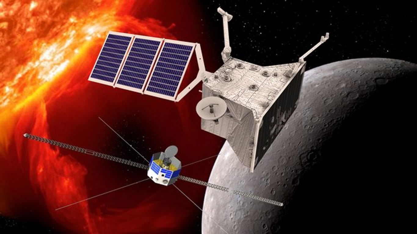 Die schwierige Reise der europäisch-japanischen Sonde bis zur Ziel-Umlaufbahn des Merkurs dauert sieben Jahre.