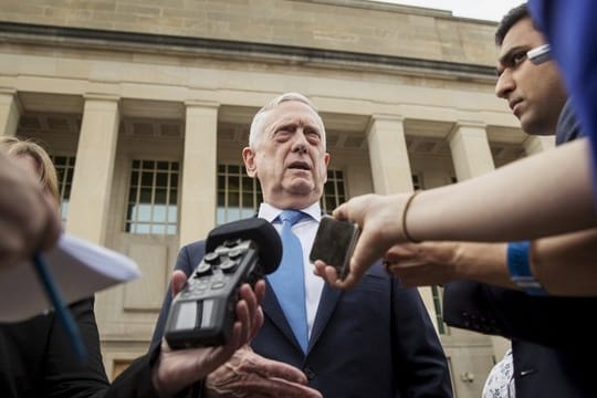 US-Präsident Trump hat Spekulationen um eine Ablösung von Verteidigungsminister Mattis angeheizt.
