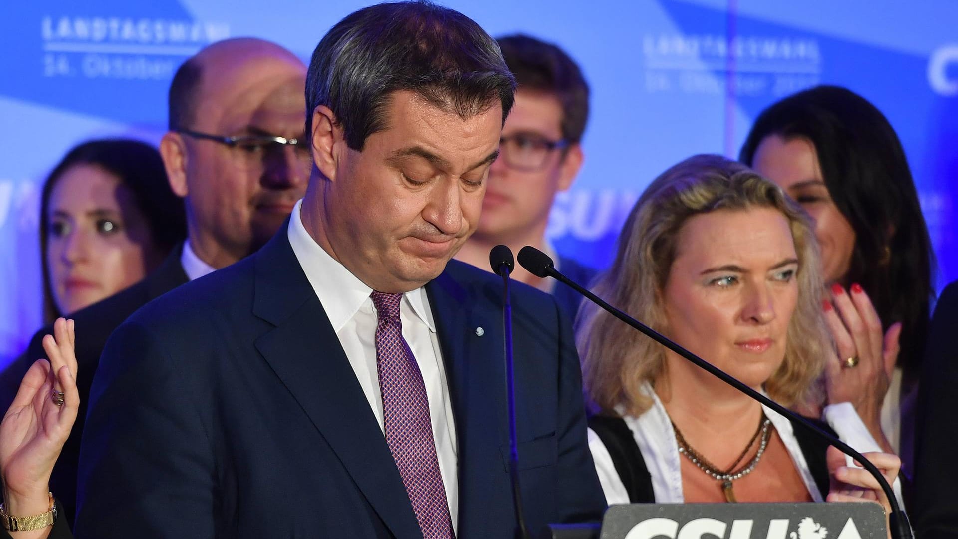 Markus Söder ist frustiert. Markus Söder ist frustiert.