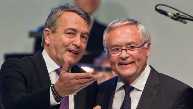 Wolfgang Niersbach (l) und Horst R. Wolfgang Niersbach (l) und Horst R.