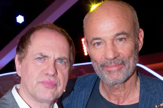 Uwe Ochsenknecht (l) und Heiner Lauterbach stehen wieder gemeinsam vor der Kamera.