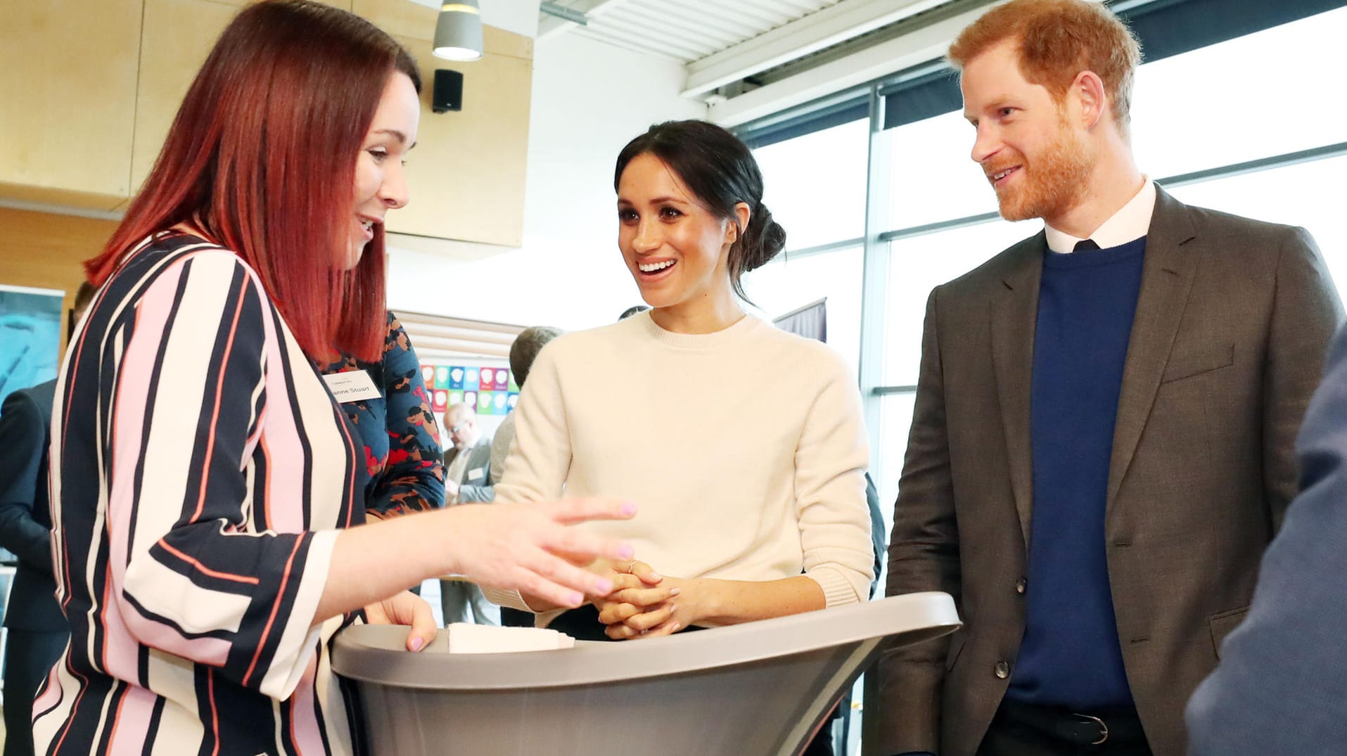 März 2018: Diese Badewanne sorgte vor allem bei Meghan für Begeisterung.