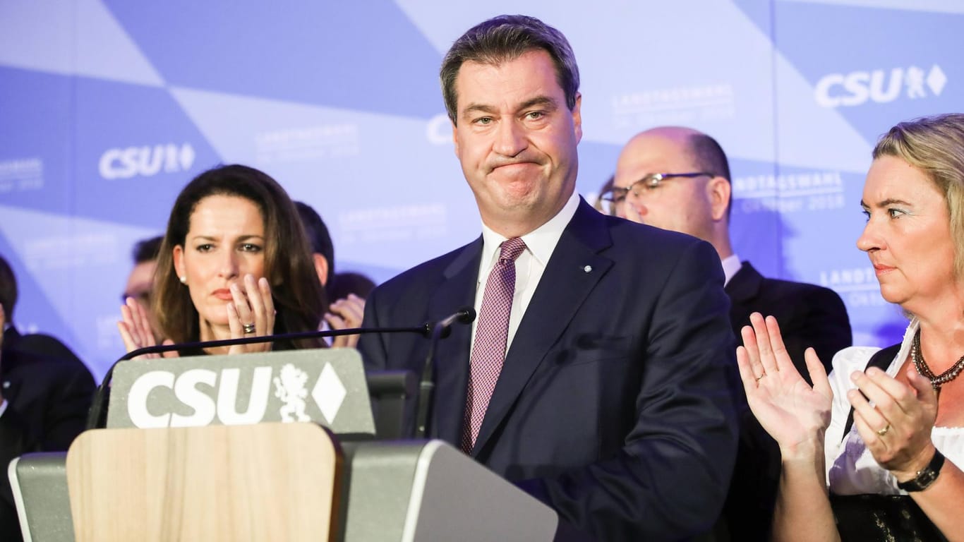 Markus Söder: Der bayerische Ministerpräsident hat die absolute Mehrheit seiner Partei im Landtag verloren.