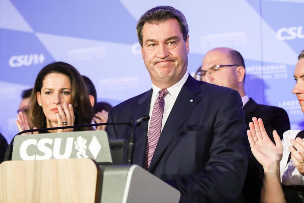 Markus Söder: Der bayerische Ministerpräsident hat die absolute Mehrheit seiner Partei im Landtag verloren.