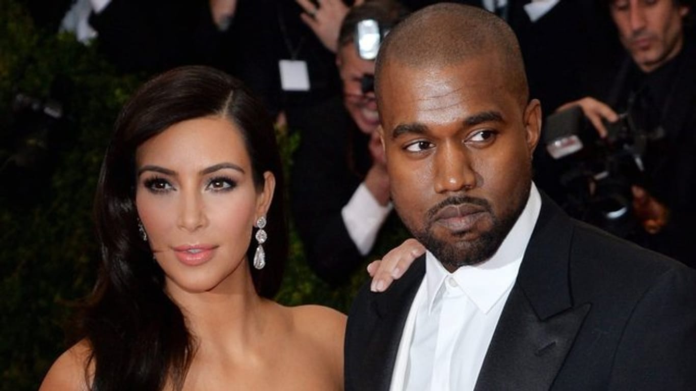 Kim Kardashian und Rapper Kanye West bei der Anna Wintour Costume Center Gala im Metropolitan Museum of Art.