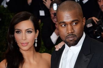 Kim Kardashian und Rapper Kanye West bei der Anna Wintour Costume Center Gala im Metropolitan Museum of Art.