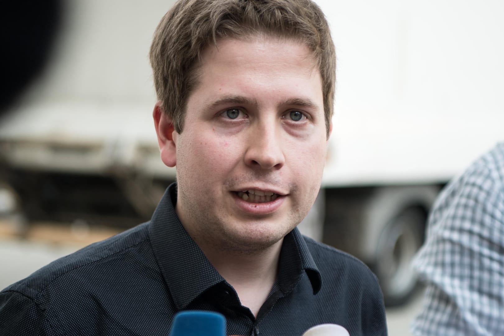 Kevin Kühnert: Der Juso-Chef Kevin Kühnert sieht die große Koalition am Scheideweg.