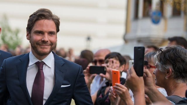 Daniel Brühl ist immer pünktlich.