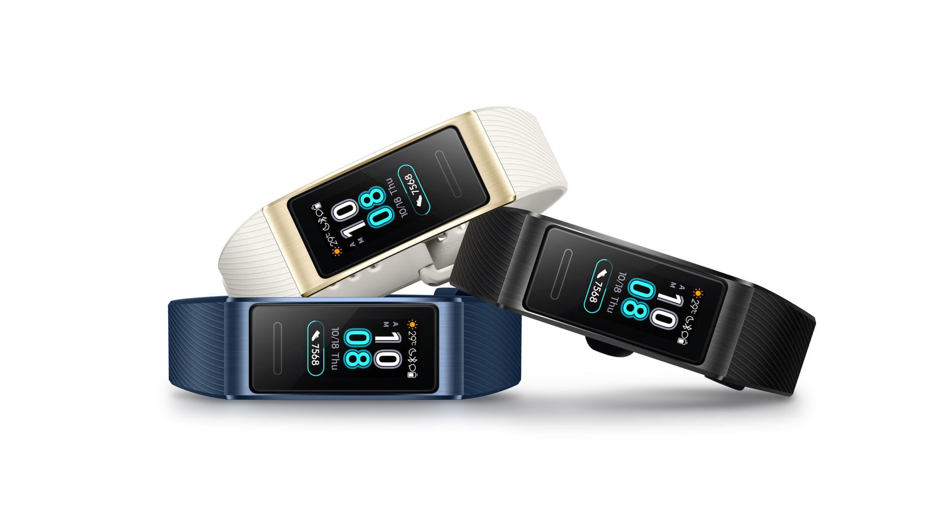 Huawei Band 3 Pro: Die Fitnesstracker von Huawei wurden zusammen mit der neuen Mate-20-Serie vorgestellt.