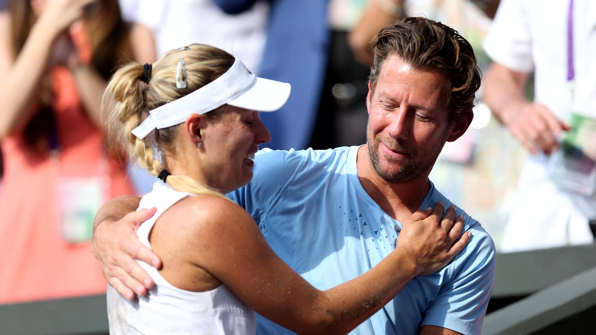 Gehen ab sofort getrennte Wege: Angelique Kerber (l.) und Trainer Wim Fissette.