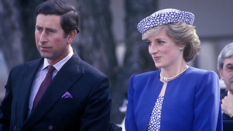 Prinz Charles und Lady Diana: Hier trägt sie die Ohrringe bei einem Kanadabesuch im Jahr 1986.