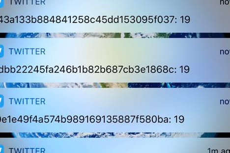 So sieht das auf dem Handy von Twitter-Gründer Jack Dorsey aus. "Wir arbeiten daran", schrieb er.