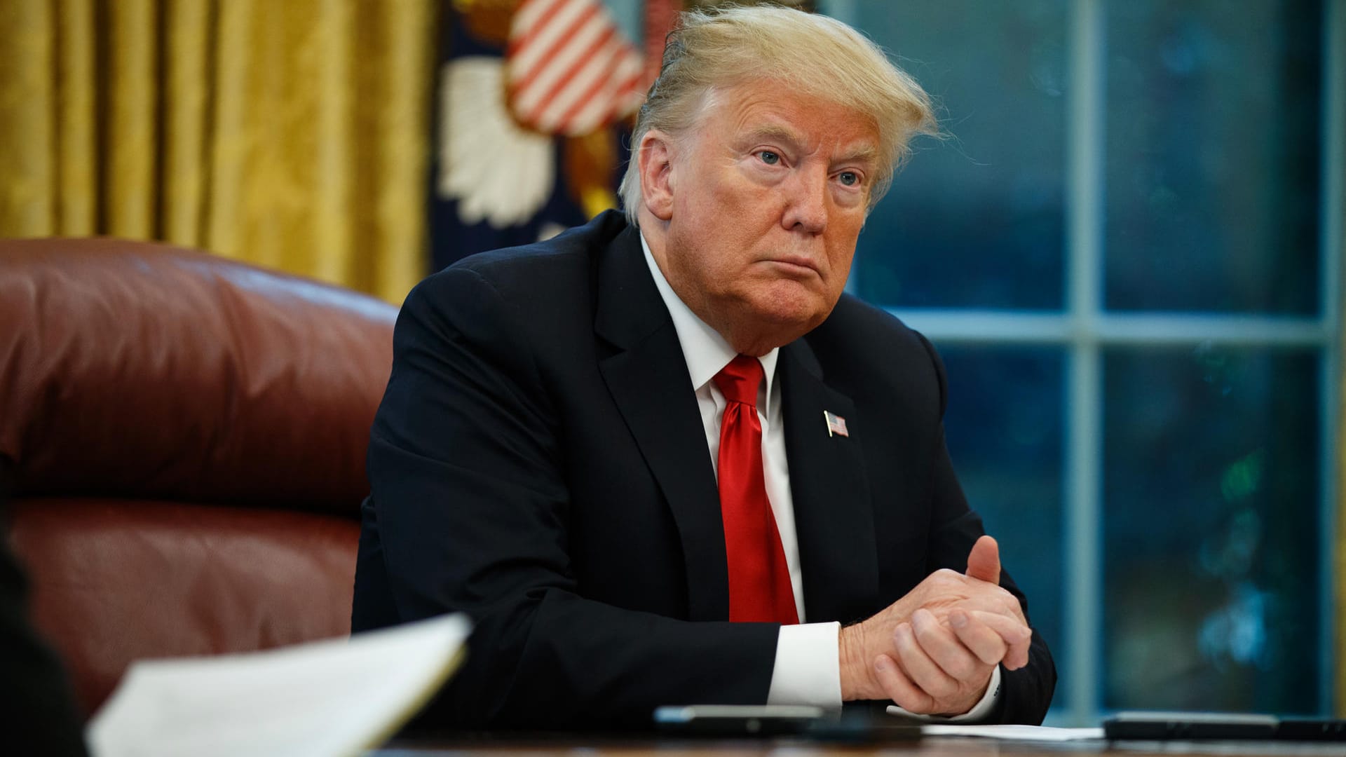 Donald Trump: Der US-Präsident hat im Fall Chaschukdschi baldige Antworten von Saudi-Arabien in Aussicht gestellt. Donald Trump: Der US-Präsident hat im Fall Chaschukdschi baldige Antworten von Saudi-Arabien in Aussicht gestellt.