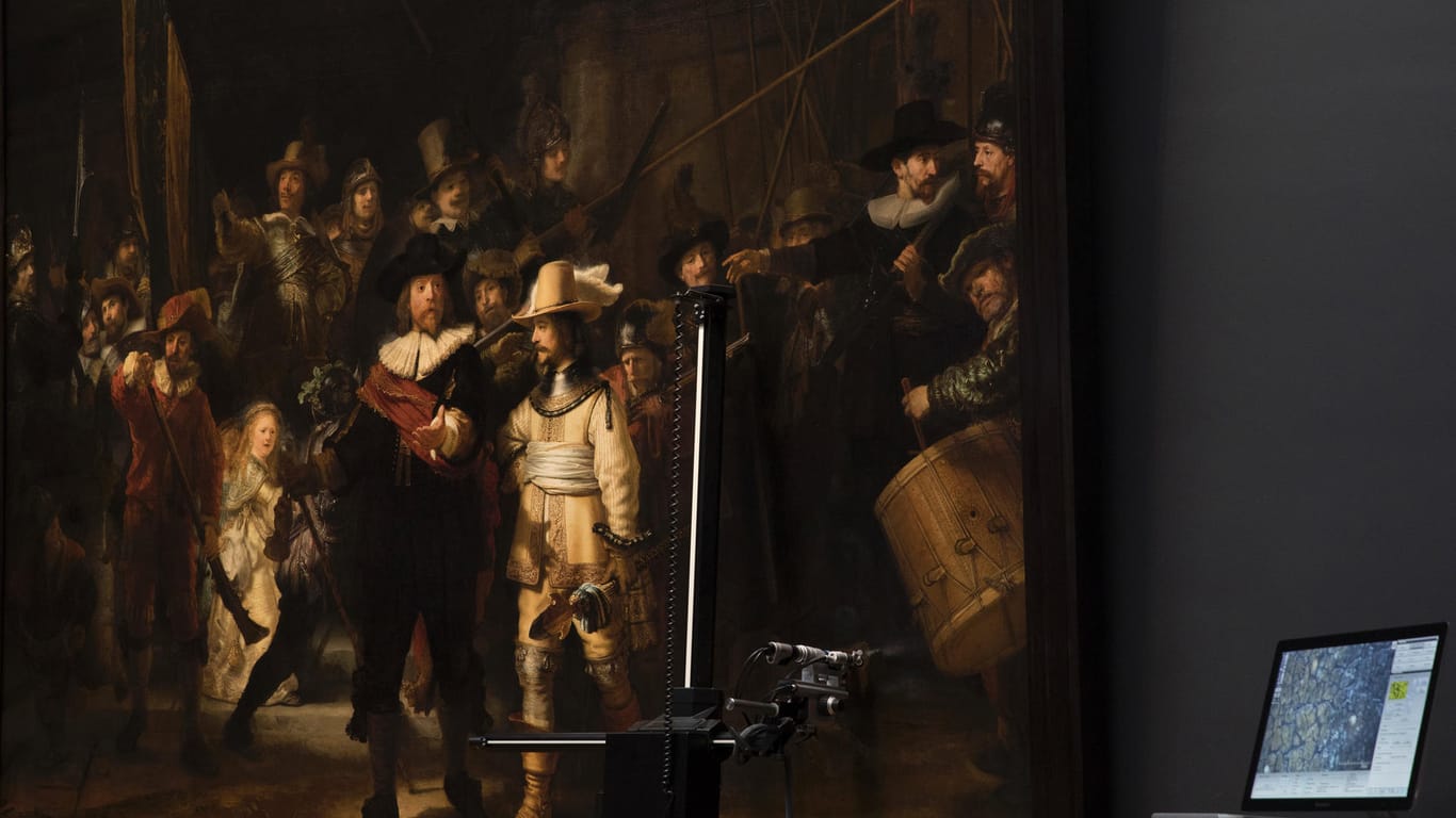 Rembrandts Bild "Nachtwache": Das Restaurierungsprojekt soll im Juli 2019 starten.