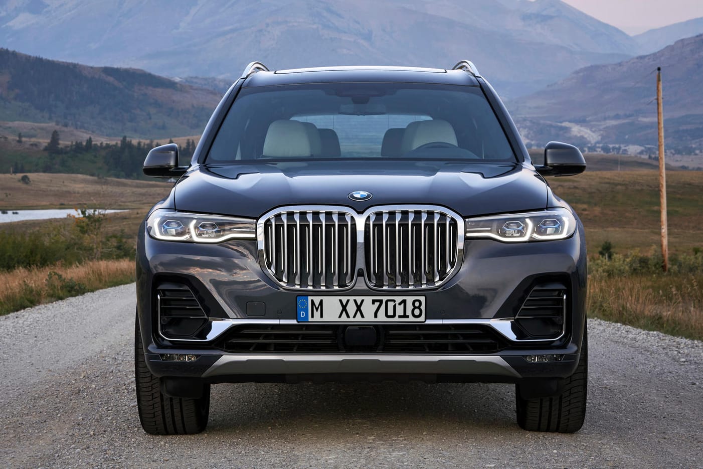 Markantes Gesicht: Der X7 trägt die größte Doppelniere (der charakteristische BMW-Kühlergrill), die es je gab.