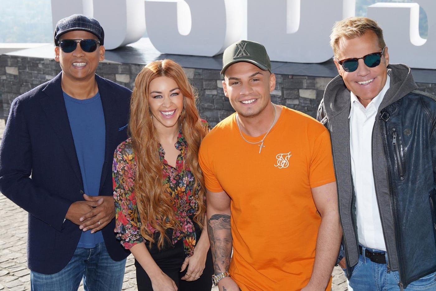 Das erste Bild der DSDS-Jury: V.l.: Xavier Naidoo, Oana Nechiti, Pietro Lombardi und Dieter Bohlen