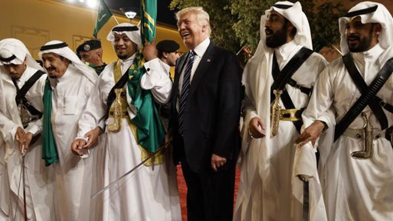 Mai 2017: US-Präsident Trump besucht Riad.
