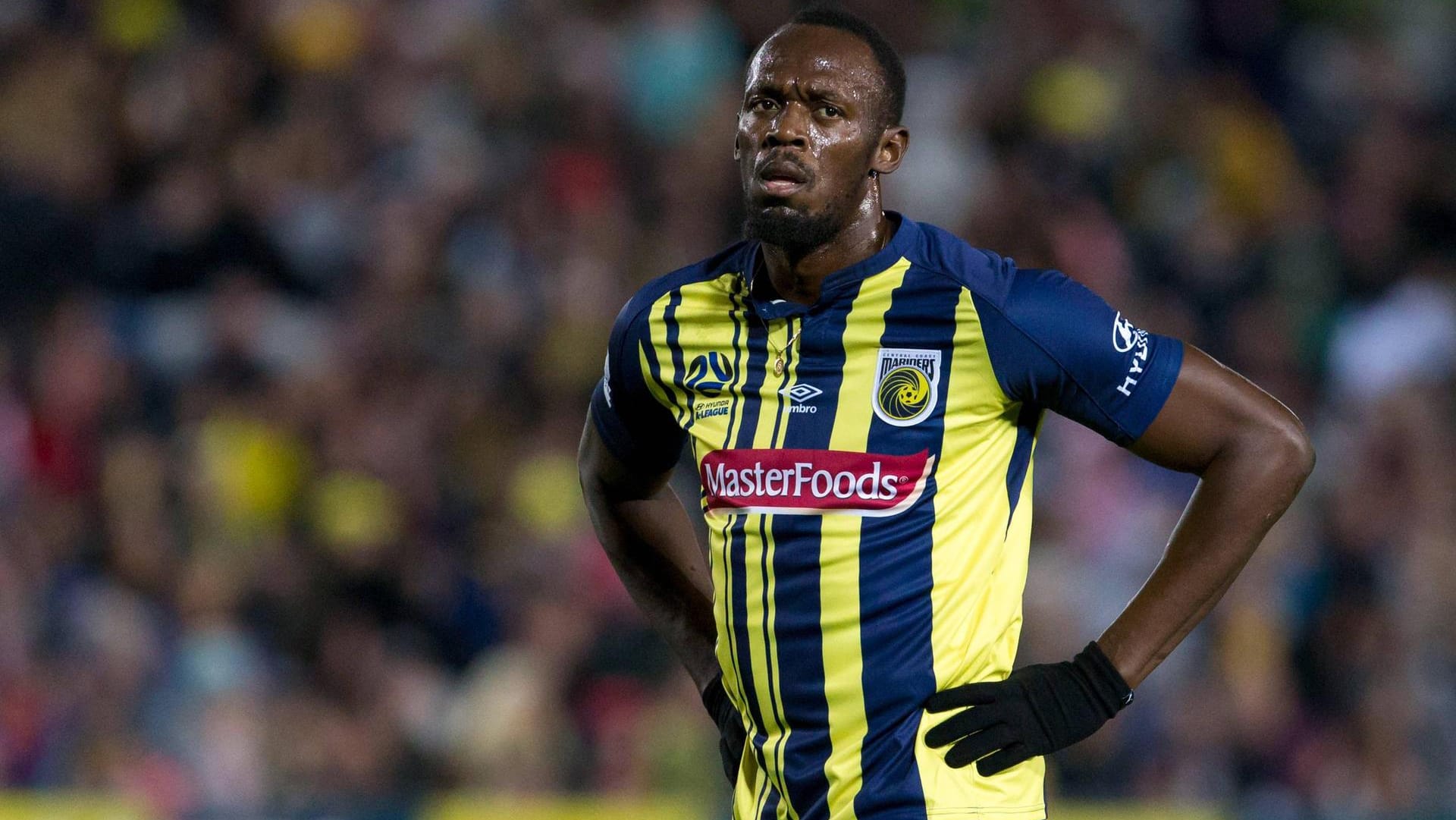 Im Trikot der Central Coast Mariners: Usain Bolt.