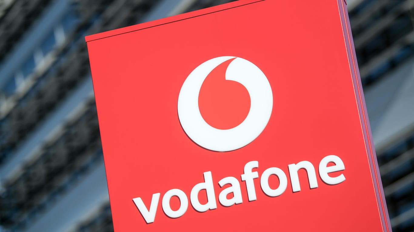 Vodafone-Logo: Tausende Kunden bundesweit meldeten Störungen.