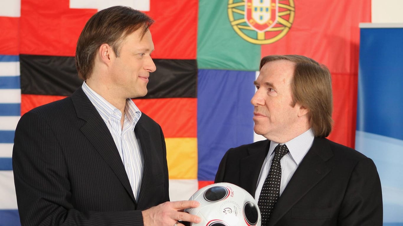Erfolgsduo der ARD-Sportschau: Gerhard Delling (l.) und Günter Netzer.