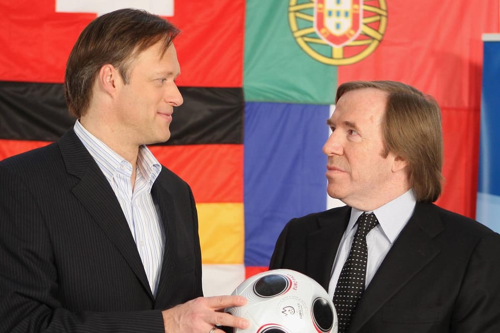 Erfolgsduo der ARD-Sportschau: Gerhard Delling (l.) und Günter Netzer.
