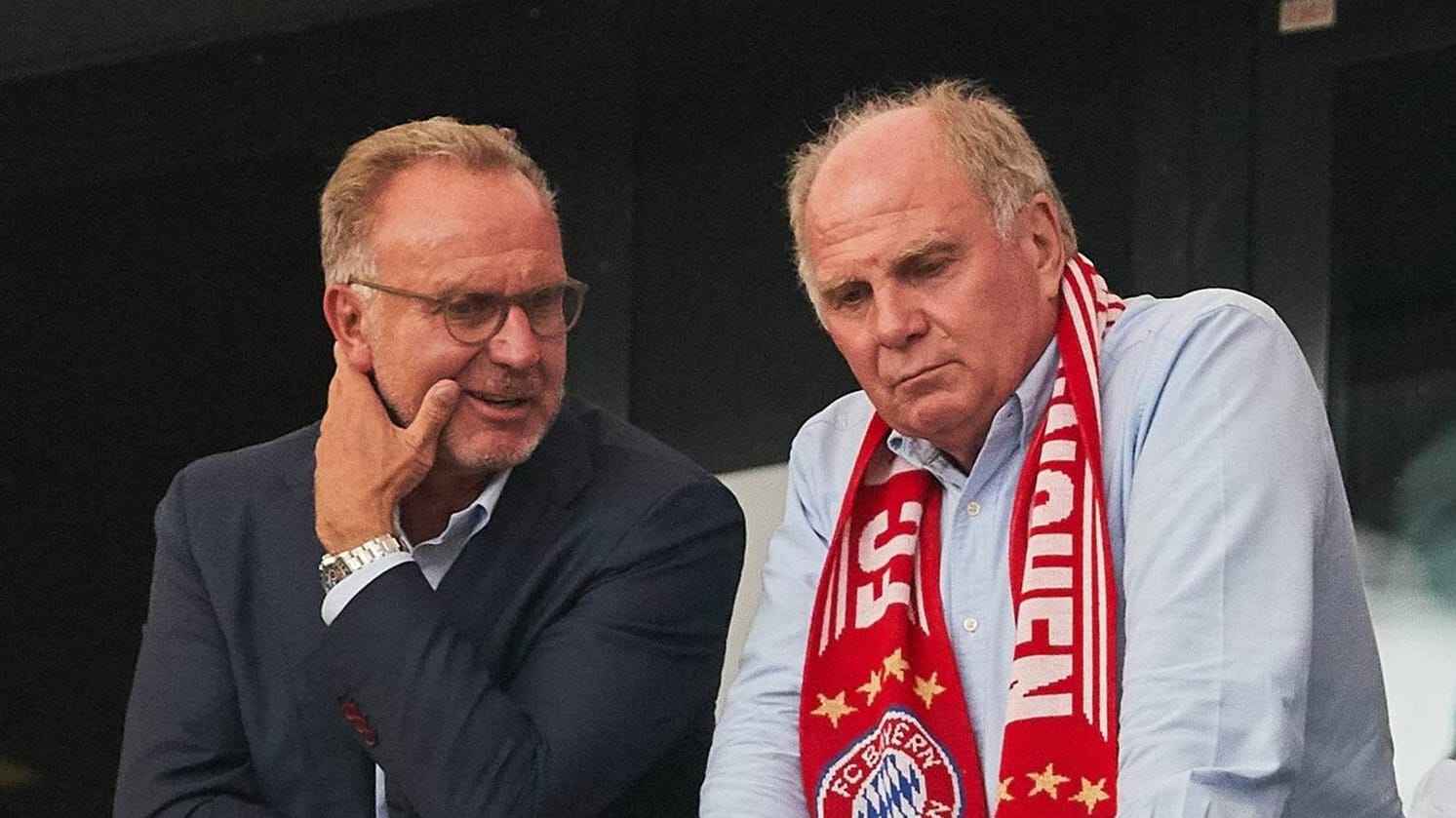 Karl-Heinz Rummenigge (l.) und Uli Hoeneß: Die Bayern-Macher kritisierten Teile der medialen Berichterstattung scharf.