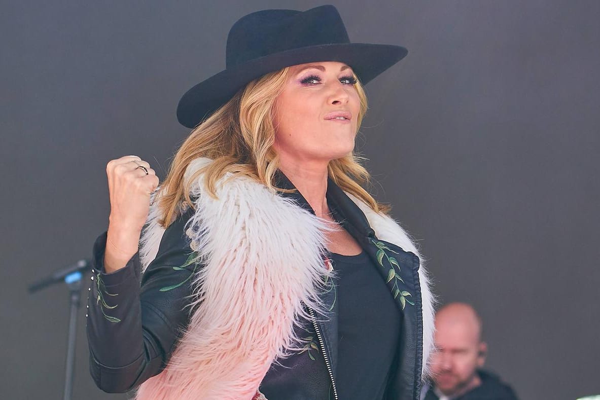 Helene Fischer: Die Musikerin angelte sich einen Heavytone.