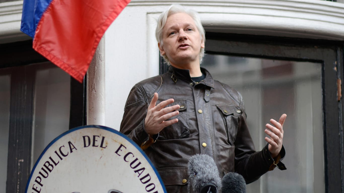Julian Assange: Der Wikileaks-Gründer lebt seit mehr als sechs Jahren in der Botschaft Ecuadors in London.