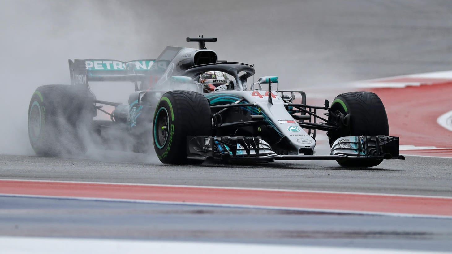 Lewis Hamilton auf der Strecke in Austin.