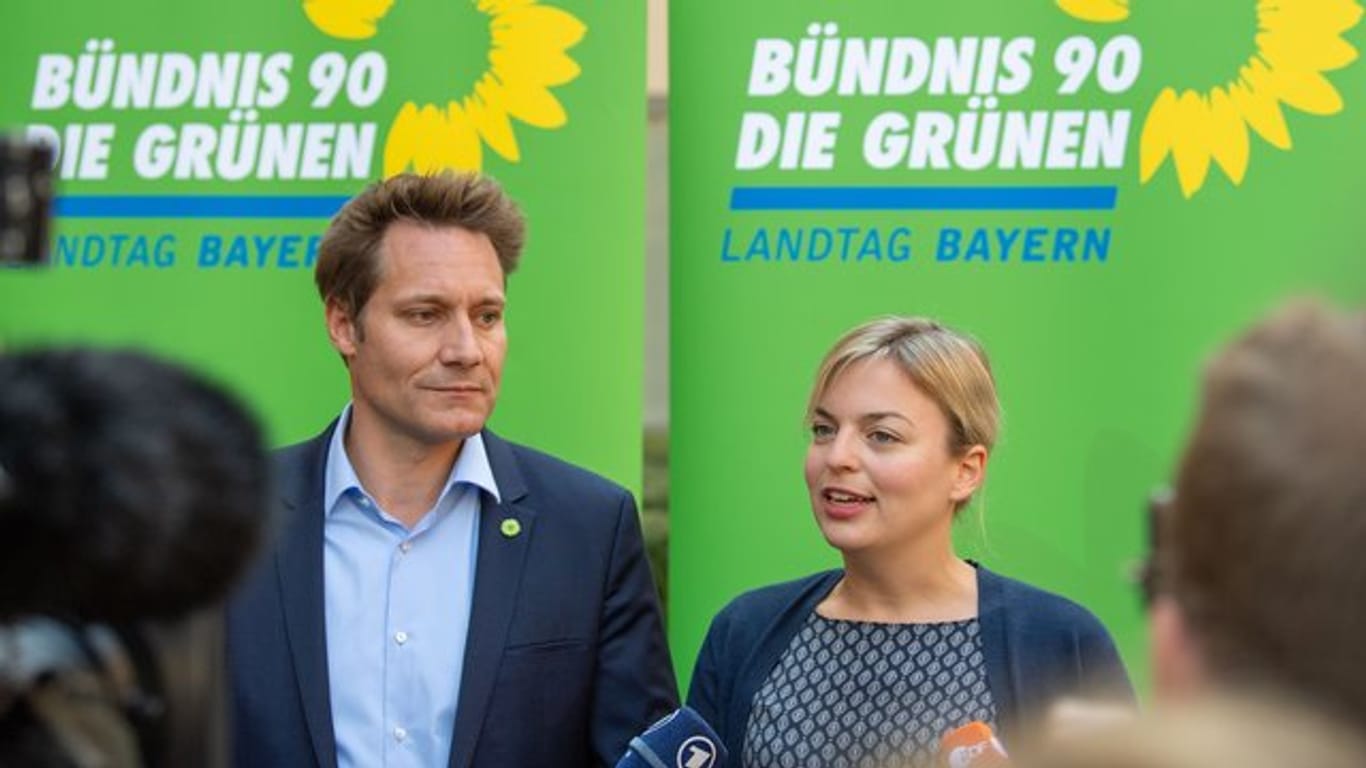 Ludwig Hartmann und Katharina Schulze (Bündnis 90/Die Grünen)
