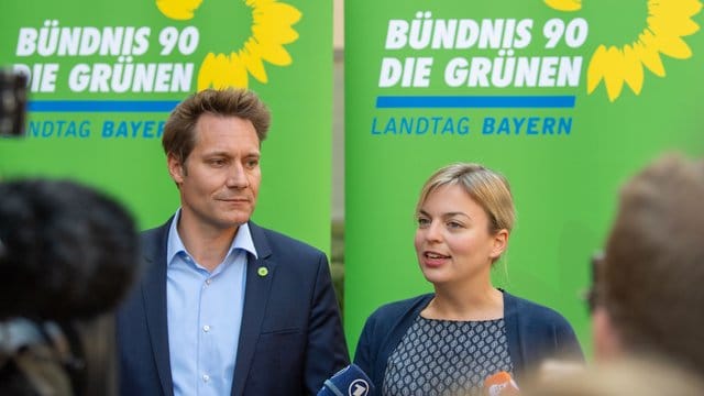 Ludwig Hartmann und Katharina Schulze (Bündnis 90/Die Grünen)