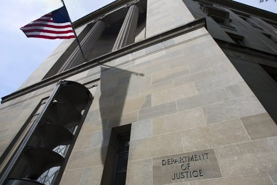 Das US-Justizministerium in Washington.